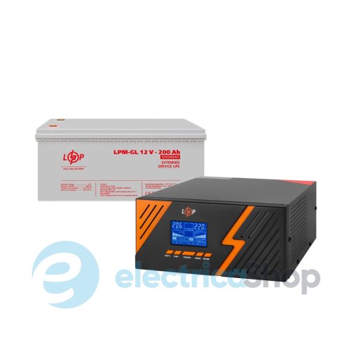 Комплект резервного питания ИБП 12V + гелевая батарея (UPS B1500 + АКБ GL 2400Wh)