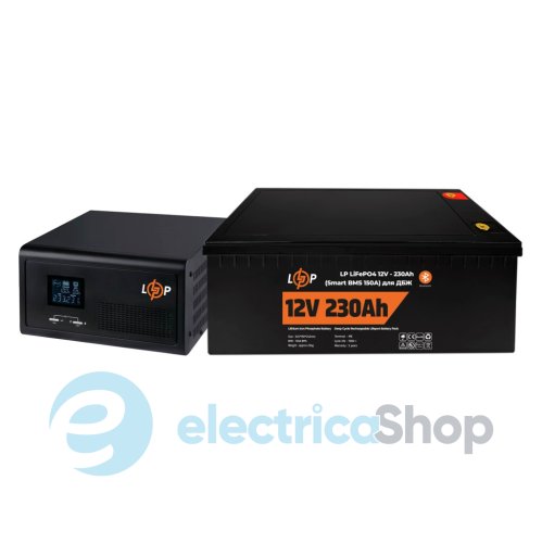 Комплект резервного питания LogicPower ИБП 12V + литиевая (LiFePO4) батарея (UPS 1500VA + АКБ LiFePO4 2944W)