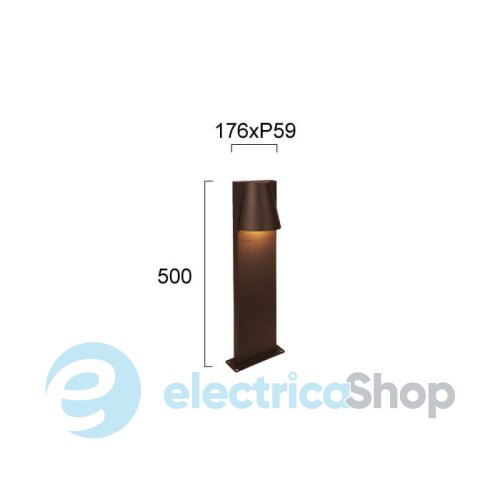 Парковый столбик Viokef LORKA 4298600