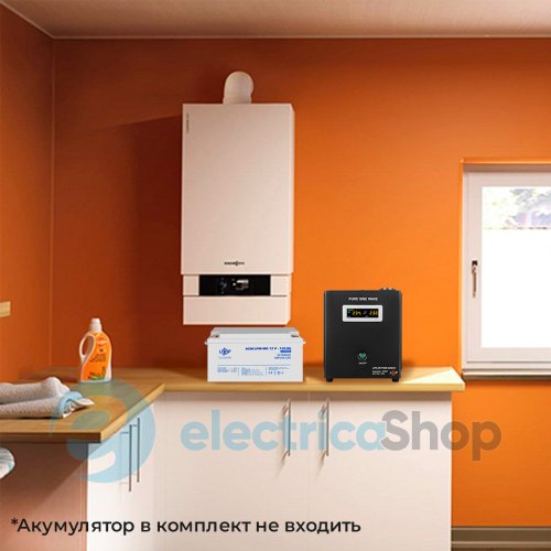 ДБЖ з правильною синусоїдою 12V Logic Power LPA-W-PSW-500VA (350Вт) 2A/5A/10A