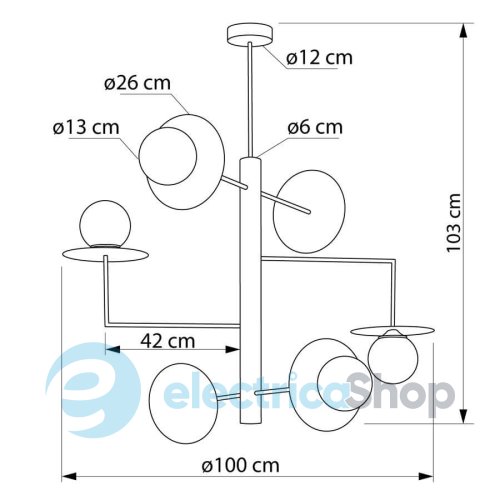 Люстра ImperiumLight Atol (6586100.05.01)
