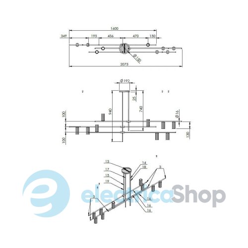 Люстра PikArt Constructio L3 V2 30697-4
