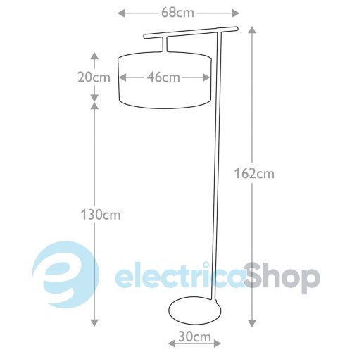 Торшер Elstead BALANCE-FL-BKPN
