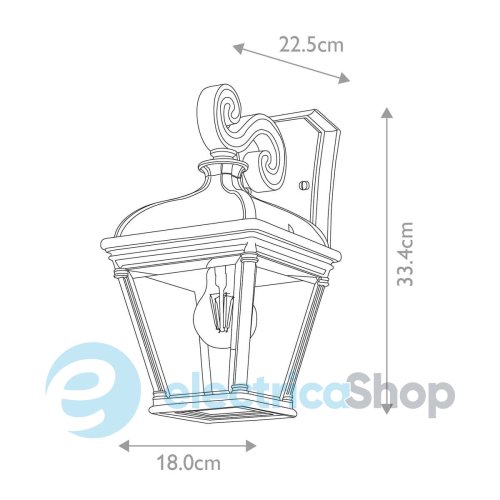 Вуличний світильник Elstead BAYVIEW-2M-BK