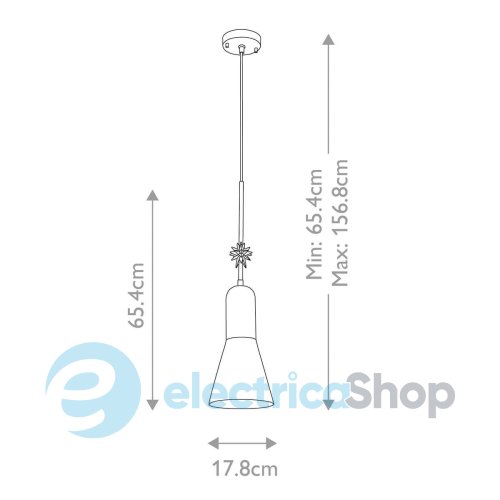 Подвесной светильник Elstead ETOILE-P-M-AB