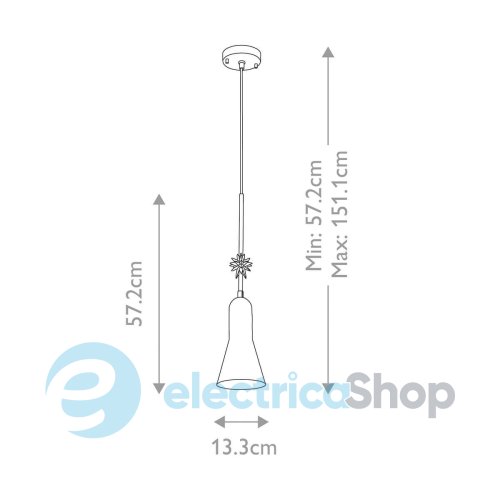 Подвесной светильник Elstead ETOILE-P-S-MB
