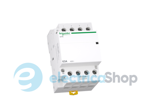 Контактор 63A/400V, 4НО, катушка управления 220-240V/AC, DIN, Acti9 iCTK, SE A9C40463