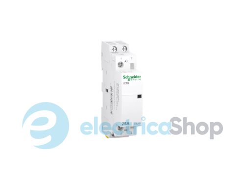 Контактор 25A/250V, 2НО, катушка управления 230-240V/AC, DIN, Acti9 iCTK, SE A9C40225