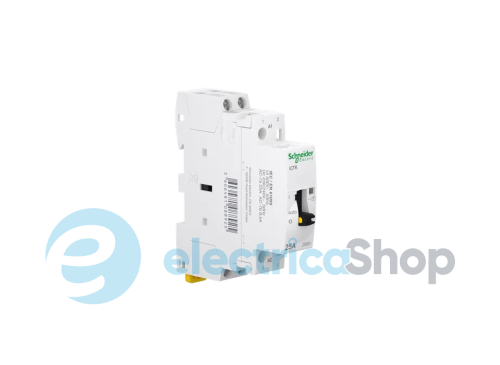 Контактор 25A/250V, 2НО, катушка управления 230-240V/AC, DIN, Acti9 iCTK, SE A9C41225, ручне керування