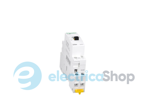 Контактор 25A/250V, 2НО, катушка управления 230-240V/AC, DIN, Acti9 iCTK, SE A9C41225, ручне керування