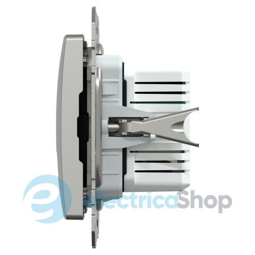 USB-розетка тип A+C 21 Вт. Sedna Design SE SDD113405, алюминий