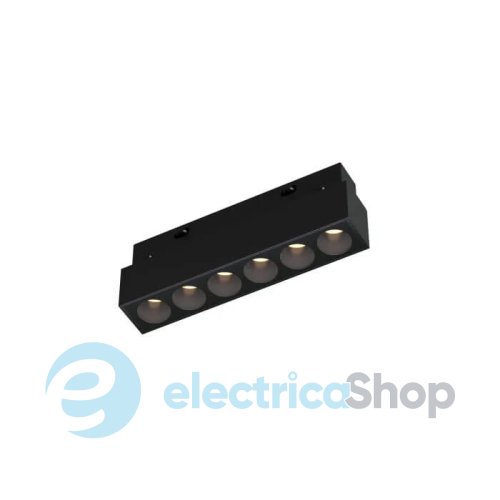 Магнітний трековий світильник Lumineka DOTS 120mm 6W 510Lm 3000K MONO-DT-120-3K-BK