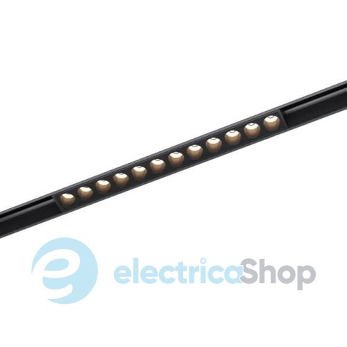 Магнитный трековый светильник Lumineka DOTS 235mm 12W 1020Lm 3000K MONO-DT-235-3K-BK
