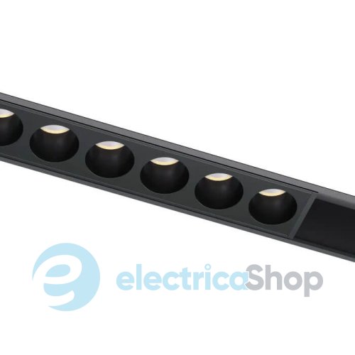 Магнитный трековый светильник Lumineka DOTS 235mm 12W 1020Lm 3000K MONO-DT-235-3K-BK