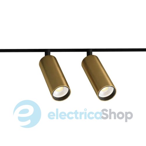 Магнитный трековый светильник Lumineka TUBE 34mm 16W 1280Lm 4000K MONO-DTB-34-4K-GD
