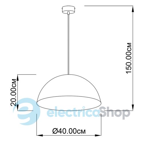 Підвісний світильник ImperiumLight 07140.53.01 D.40 см