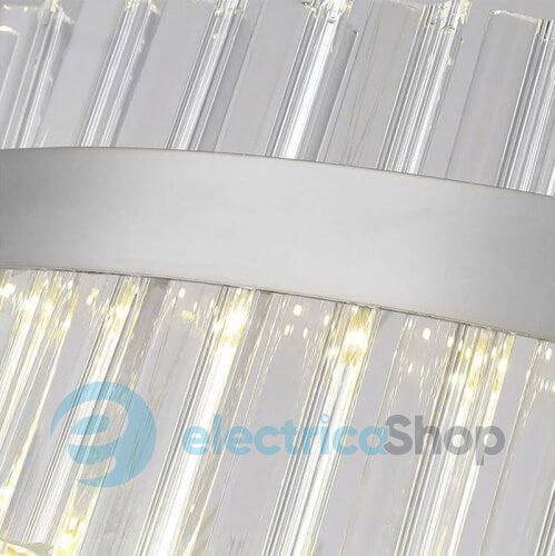 Подвесной светильник LUMINARIA SOFIA 120W R CHROME/CLEAR 600/1000 APP 220V IP20 с пультом ДУ