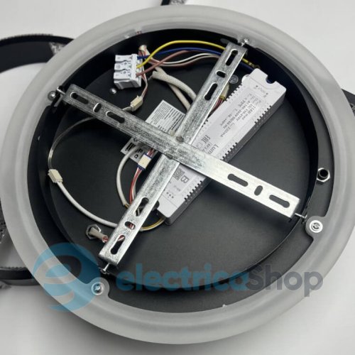 Стельовий світильник Luminaria AKRILIKA ROUND 100W 4R BLACK 220V IP20 з пультом ДК