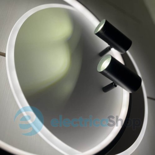Потолочный светильник Luminaria GEOMETRIA DOWNLIGHT 65W 2R 400/490 WHITE/BLACK 220V IP20 с пультом ДУ
