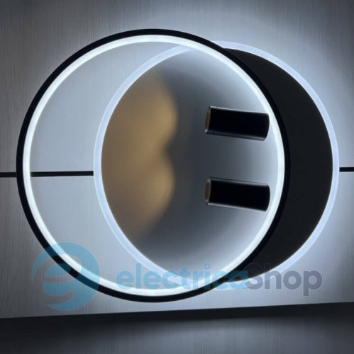 Потолочный светильник Luminaria GEOMETRIA DOWNLIGHT 65W 2R 400/490 WHITE/BLACK 220V IP20 с пультом ДУ