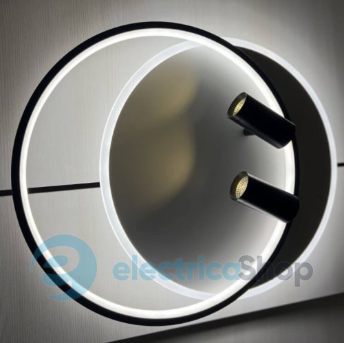 Потолочный светильник Luminaria GEOMETRIA DOWNLIGHT 65W 2R 400/490 WHITE/BLACK 220V IP20 с пультом ДУ