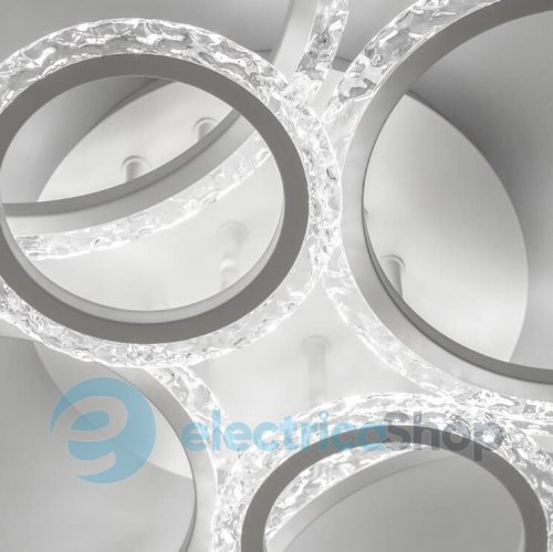 Світильник стельовий LUMINARIA EUROPA 132W 6R 790/560 WHITE/ICE 220V IP20 з пультом ДК