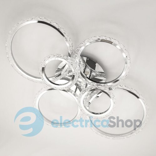 Потолочный светильник LUMINARIA EUROPA 132W 6R 790/560 CHROME/ICE 220V IP20 с пультом ДУ