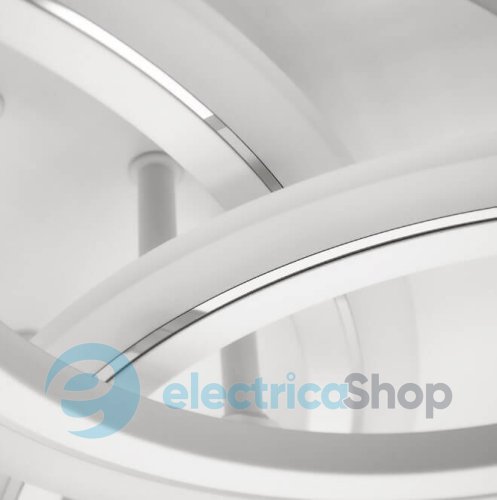 Потолочный светильник Luminaria SONNE 90W 4R APP 590/525 WHITE/CHROME 220V IP20 с пультом ДУ