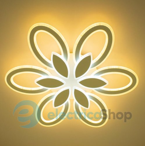 Світильник стельовий Luminaria AURORA DOUBLE 120W 6F 620/80 WHITE 220V IP20 з пультом ДК