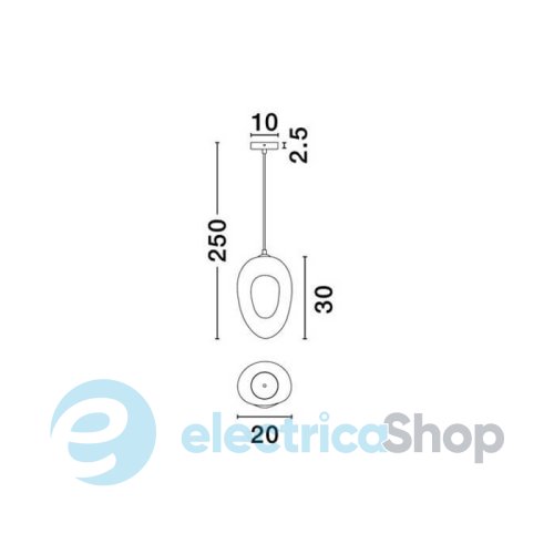 Подвесной светильник Nova Luce LEFKO 9002668