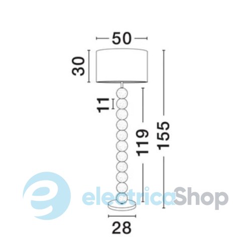 Торшер Nova Luce CHAMOIS (9001067)
