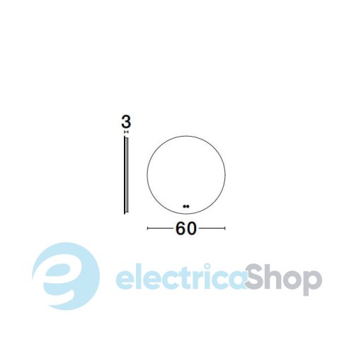 Зеркало с подсветкой Nova Luce DAB 9006012