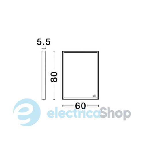 Зеркало с подсветкой Nova Luce AMBOR 9006021