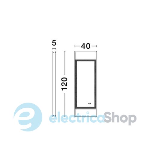 Зеркало с подсветкой Nova Luce DOUL 9006023
