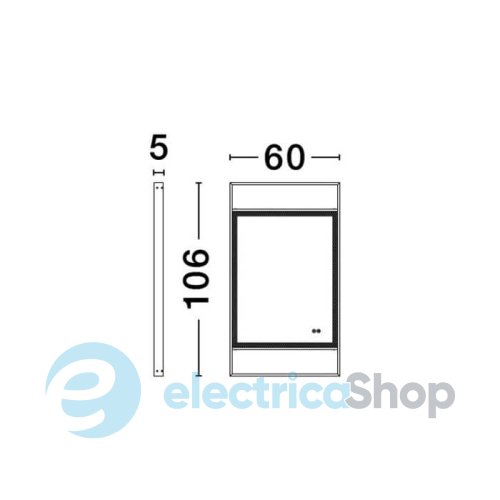 Зеркало с подсветкой Nova Luce DOUL 9006024