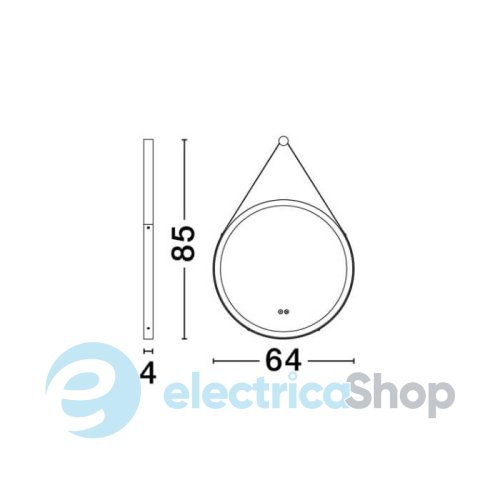 Зеркало с подсветкой Nova Luce REMS 9006025