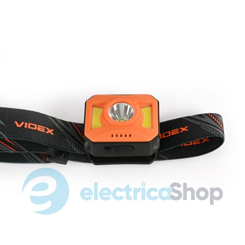 Налобний світлодіодний ліхтарик VIDEX VLF-H085-OR 400Lm 5000K (27529)