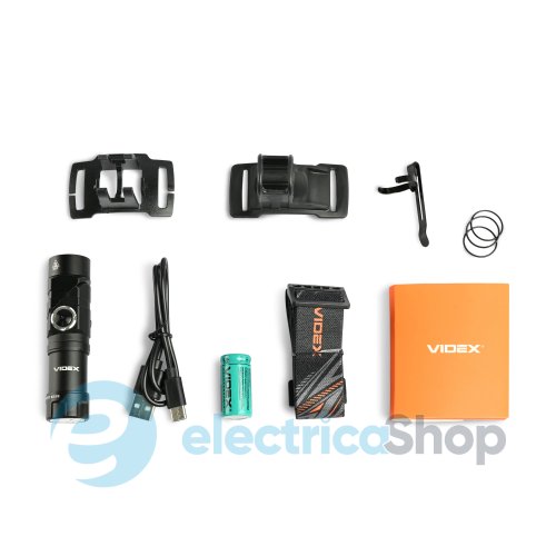 Портативный светодиодный фонарик VIDEX VLF-A244RH 600Lm 5000K
