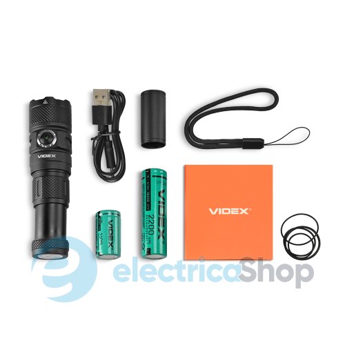 Портативный светодиодный фонарик VIDEX VLF-A298 1500Lm 5000K