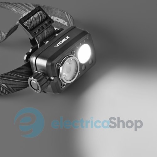 Налобный светодиодный фонарик VIDEX VLF-H189 600Lm 5000K
