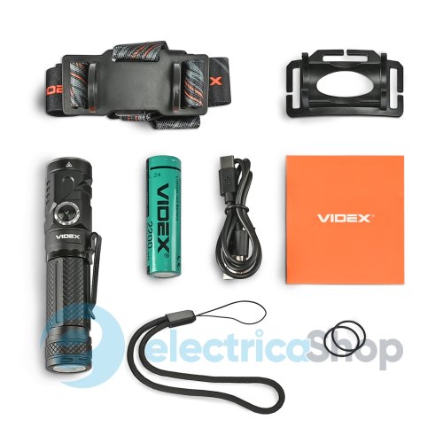 Портативный светодиодный фонарик VIDEX VLF-A232R 1000Lm 5000K