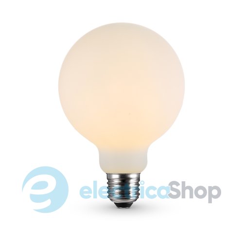 Светодиодная лампа VIDEX Filament VL-DG80MO 7W E27 3000K Porcelain dimmable
