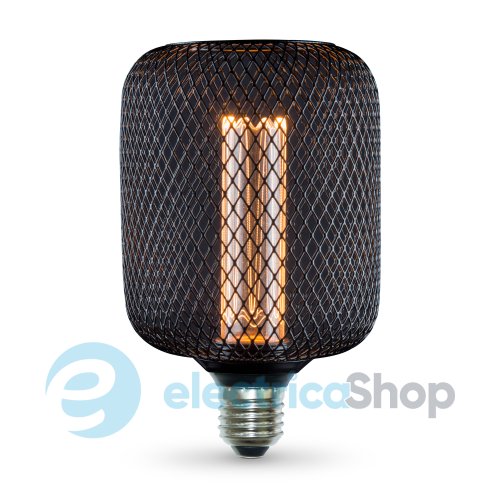 Светодиодная лампа VIDEX Filament VL-DBMC100162 4W E27 1800K Black Chainmail style