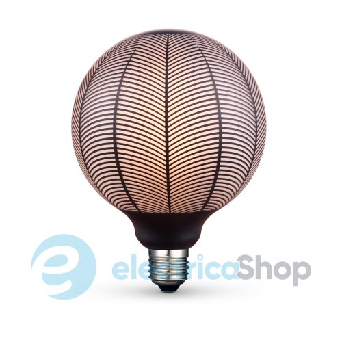 Светодиодная лампа VIDEX Filament VL-DG125BN 6W E27 1800K Black Magician pine needles