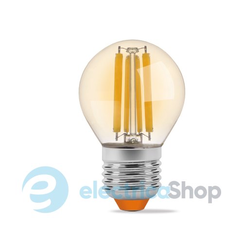 Светодиодная лампа VIDEX Filament G45FA 4W E27 2200K бронза (23690)