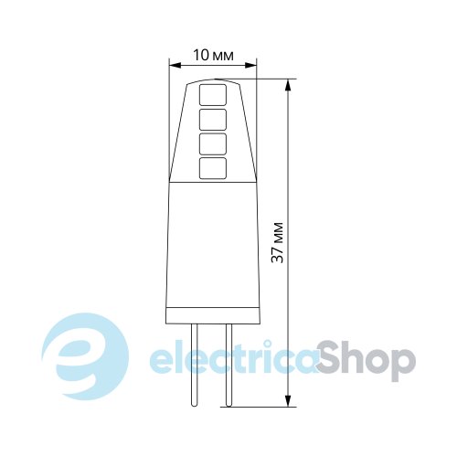 Світлодіодна лампа VIDEX G4e 12V 2W G4 4100K