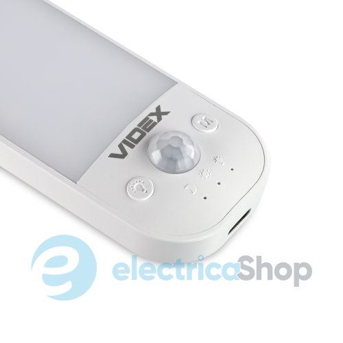 LED Світильник акумуляторний з датчиком руху VIDEX VL-NL014W-S