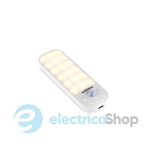 LED Світильник акумуляторний з датчиком руху VIDEX VL-NL014W-S