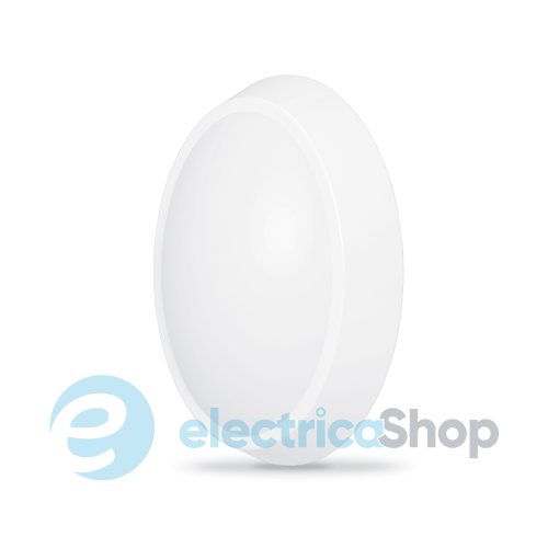 LED світильник IP65 овальний VIDEX 12W 5000K білий сенсорний (24852)