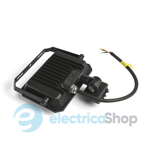 LED прожектор VIDEX F3 30W 5000K з датчиком руху 220V Black VLE-F3-0305B-S